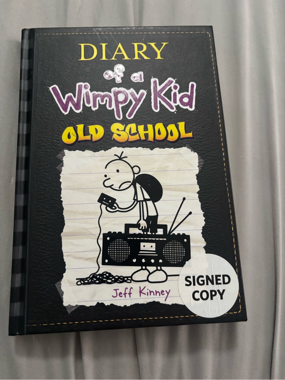 Diary of a Wimpy Kid: Old School - Black Cover (Signed Copy)